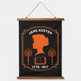 Jane Austen Engelse romanschrijver Hangend Wandkleed