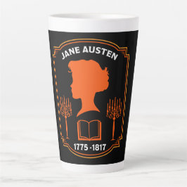 Jane Austen Engelse romanschrijver Latte Mok