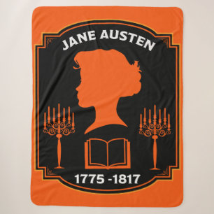 Jane Austen Engelse romanschrijver Sherpa Deken