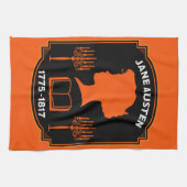 Jane Austen Engelse romanschrijver Theedoek (Horizontaal)