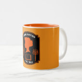 Jane Austen Engelse romanschrijver Tweekleurige Koffiemok (Voorkant rechts)