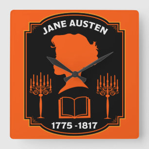Jane Austen Engelse romanschrijver Vierkante Klok
