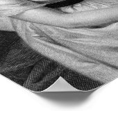 Jane Austen Engraved Portrait Poster (Hoek)