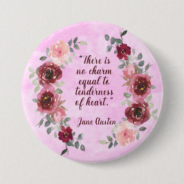Jane Austen Er is geen Charm Quote Button