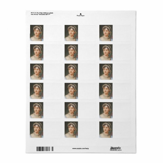 Jane Austen Etiket (Full Sheet)