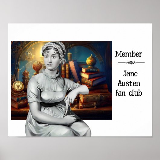 Jane Austen fanclub Poster (Voorkant)