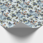 Jane Austen Floral Print Cadeaupapier (Hoek)