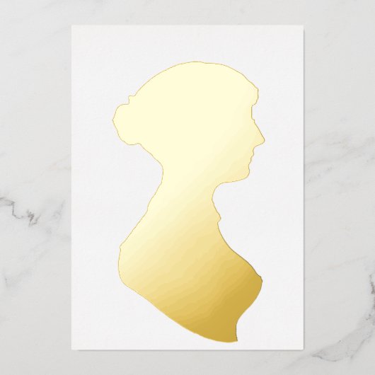 Jane Austen Folie Uitnodiging (Voorkant)