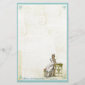 Jane Austen Geïnspireerd Custom Stationery Briefpapier (Voorkant)