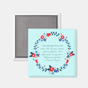 Jane Austen Geluksquote, Pride and Prejudice Magneet