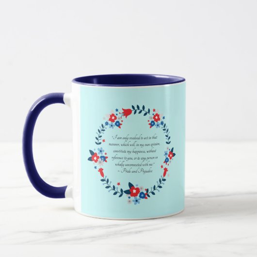 Jane Austen Geluksquote, Pride and Prejudice Mok (Links)