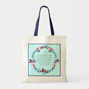 Jane Austen Geluksquote, Pride and Prejudice Tote Bag