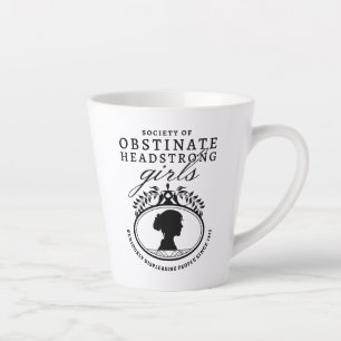 Jane Austen Genootschap van Koppige Eigenwijze Mei Latte Mok
