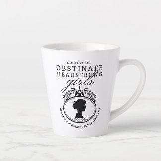 Jane Austen Genootschap van Koppige Eigenwijze Mei Latte Mok