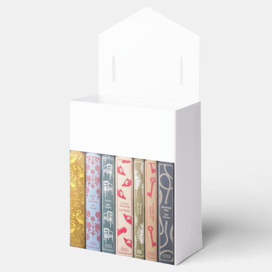 Jane Austen' Geschenkdoos Bedankdoosjes (Geopend)