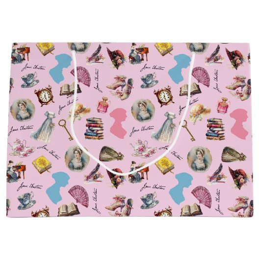 Jane Austen Gift Bag Groot Cadeauzakje (Voorkant)