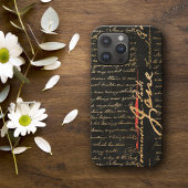 Jane Austen Handwriting Hoesje-Mate iPhone Case
