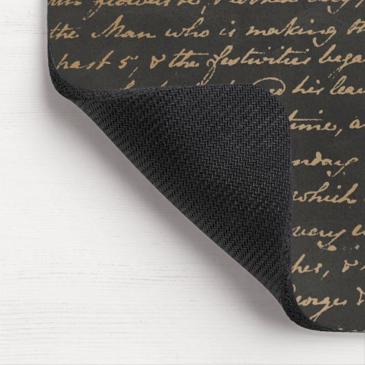 Jane Austen Handwriting Muismat (Hoek)