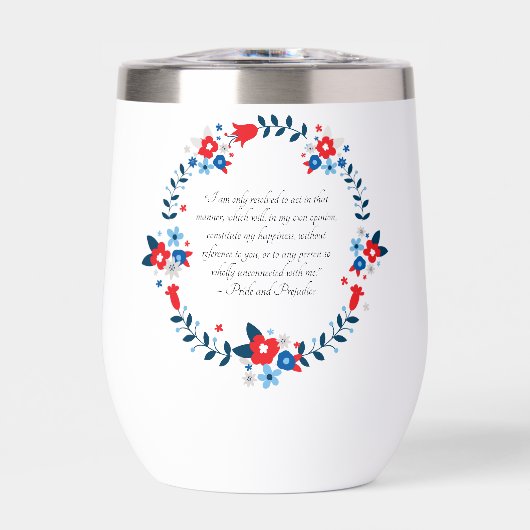 Jane Austen Happiness Quote, Pride and Prejudice (Voorkant)