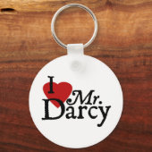 Jane Austen Heart Darcy Sleutelhanger (Voorkant)