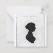 Jane Austen Home Behang Notitiekaartje (Achterkant)
