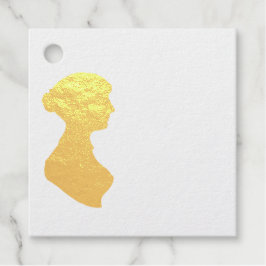 Jane Austen Home Wallpaper Bedankjes Labels