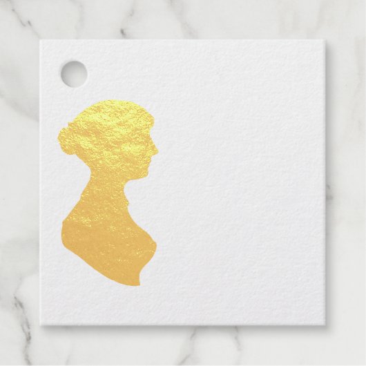 Jane Austen Home Wallpaper Bedankjes Labels (Voorkant)