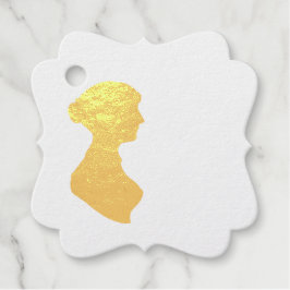 Jane Austen Home Wallpaper Bedankjes Labels