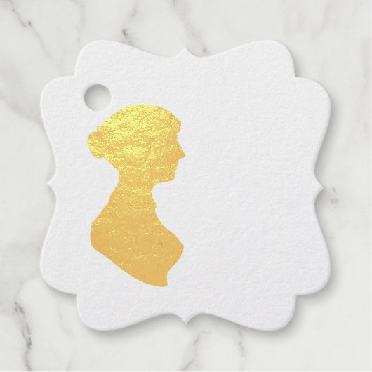 Jane Austen Home Wallpaper Bedankjes Labels (Voorkant)