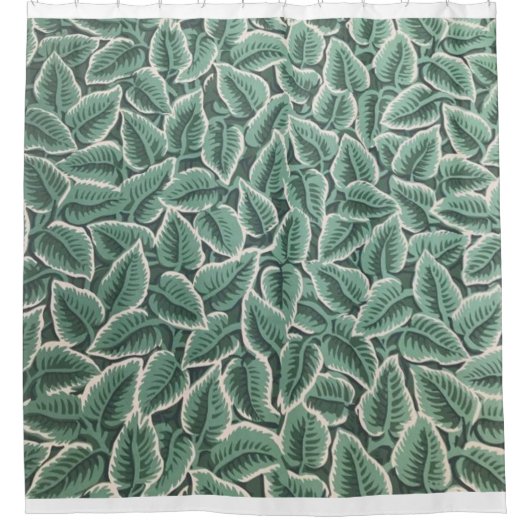 Jane Austen Home Wallpaper Douchegordijn (Voorkant)