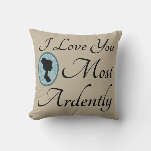 Jane Austen houdt van je meest bewonderend pillow Kussen (Voorkant)