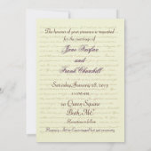 Jane Austen Huwelijksviering Citaten Kaart (Achterkant)