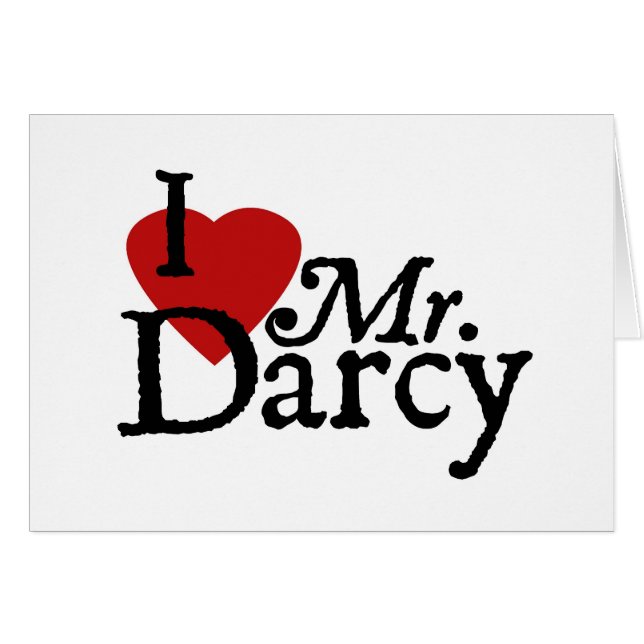 Jane Austen ik hou van Mr Darcy (Voorkant Horizontaal)