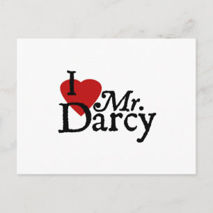 Jane Austen ik hou van Mr Darcy Briefkaart