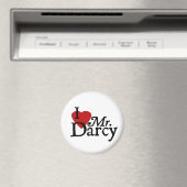 Jane Austen, ik hou van Mr Darcy Magneet (Insitu (Vaatwasser))