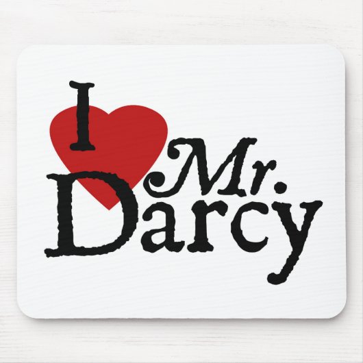 Jane Austen ik hou van Mr Darcy Muismat (Voorkant)