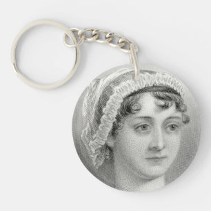 Jane Austen Illustration Sleutelhanger