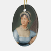 Jane Austen Keramisch Ornament (Links)