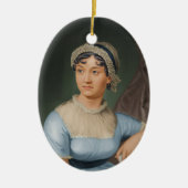 Jane Austen Keramisch Ornament (Voorkant)
