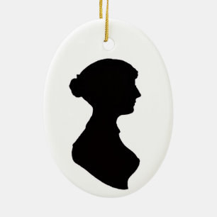 Jane Austen Keramisch Ornament
