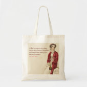 Jane Austen kerstCanvas tas (Voorkant)