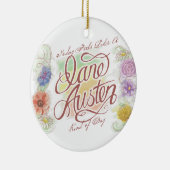 Jane Austen Kind van Dag Ornament (Rechts)