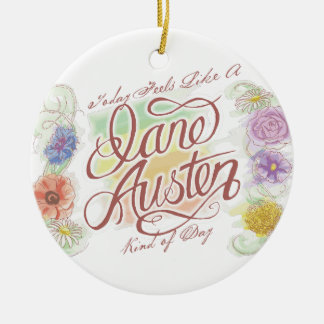 Jane Austen Kind van Dag Ornament