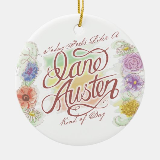 Jane Austen Kind van Dag Ornament (Voorkant)