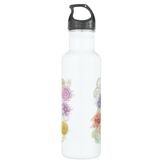 Jane Austen Kind van Dag Waterfles (Achterkant)