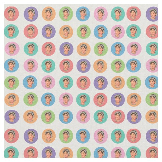 Jane Austen Kleuren Stof (Close Up)