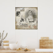 Jane Austen-kunstafdruk Poster (Keuken)