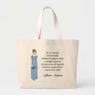 Jane Austen Lady Grote Tote Bag