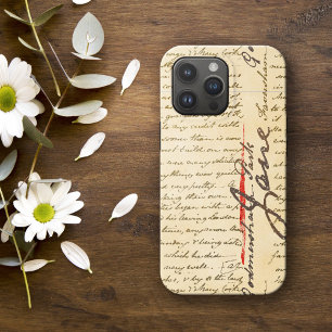 Jane Austen Letter Case-Mate iPhone 14 Pro Hoesje