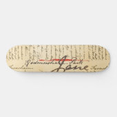 Jane Austen Letter Persoonlijk Skateboard (Horizontaal)